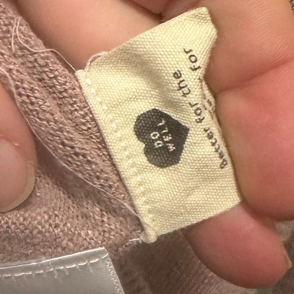 Madewell women’s small solid linen pink sweater - Picture 2 of 6